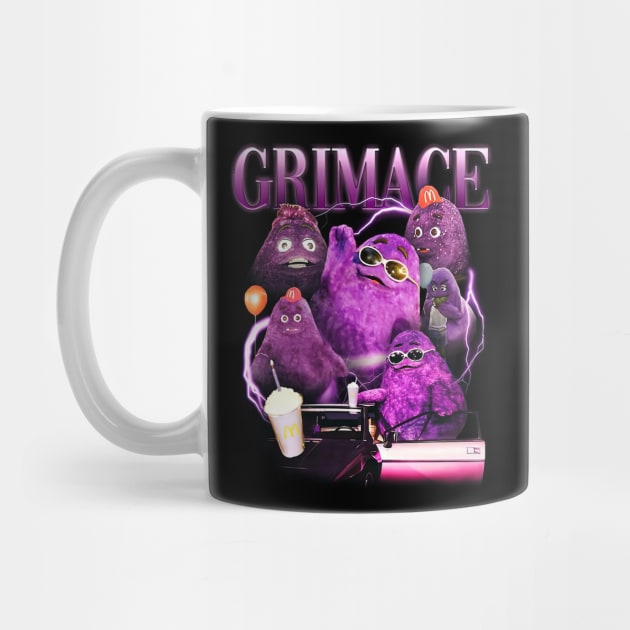 Grimace in 90s Y2k Style Tribute by Frami Blair